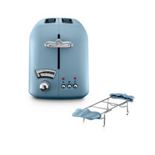 toaster 800 – – metal bleu – 2 tranches
