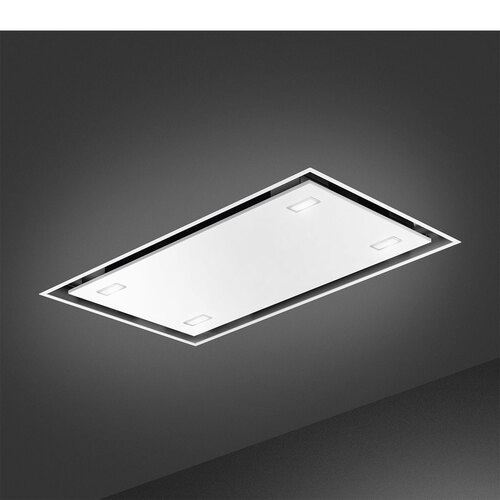 Hotte plafond – 90 cm – Commandes sensitives rétro-éclairées blanches +Télécomma