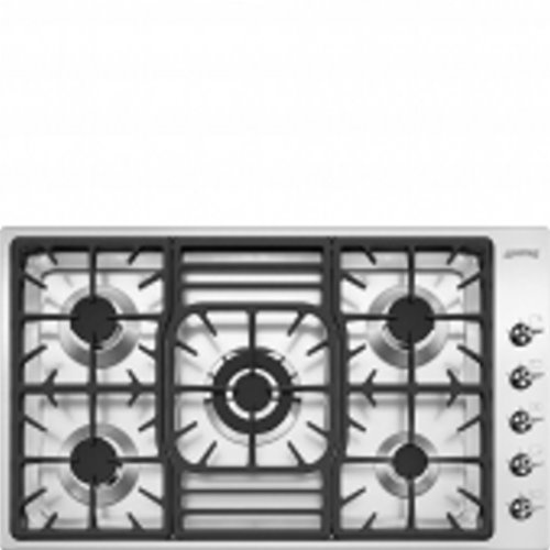 Table gaz Esthétique “Classica” – 90 cm – semi-affleurante, bord 3 mm – 5 brûleu