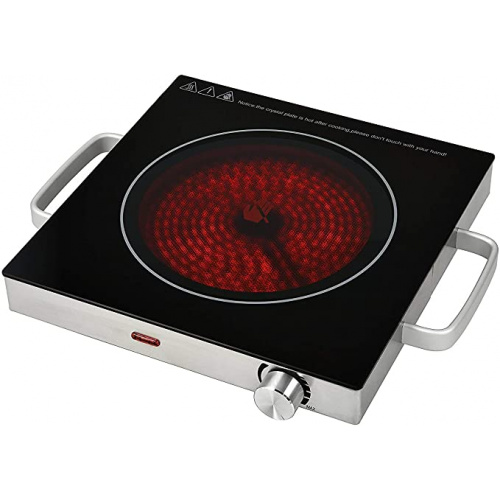 Ceramic Cooking plate Surface of the plate: 28 x 28 cm
Adjustable thermostat
Inf