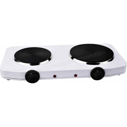 Double Cooking plate 155 mm and 185 mm cooking plates
2 pilot lights 
Adjustable