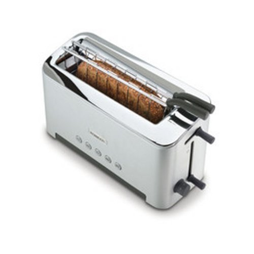 toaster scene – metal brosse – 2 tranches longues – rechauffe viennoiseries amov