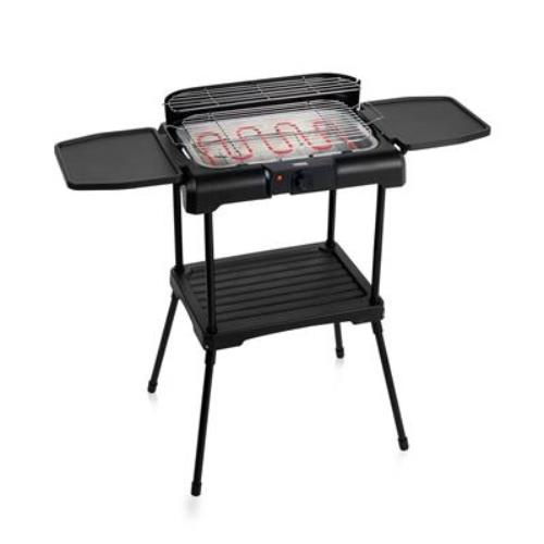 Barbecue électrique – Tables latérales pliantes 40 x 24.5 cm – Utilisable comme
