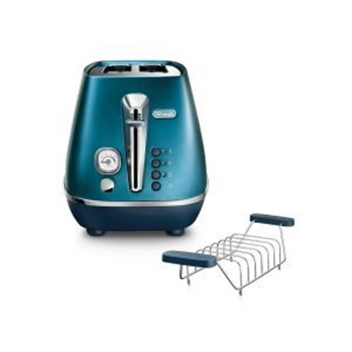 GRILLE PAIN Toaster 2sl with bun warmer, Blue