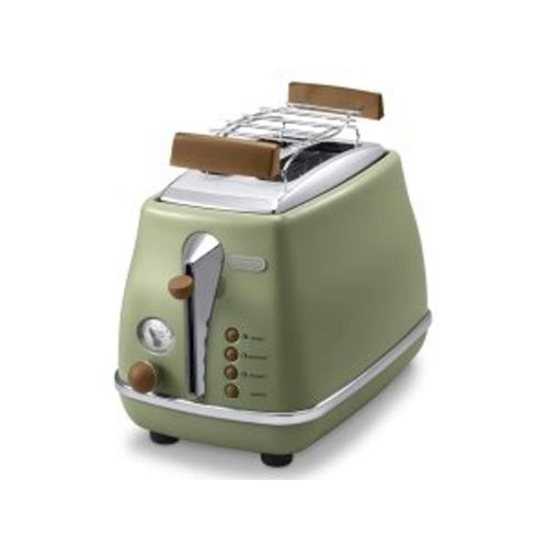 2 slice + bun warmer green toaster