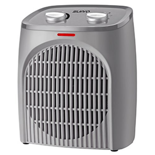Gris – 2000W – 3 niveaux de ventilation – 2 intensités de chauffage – thermostat