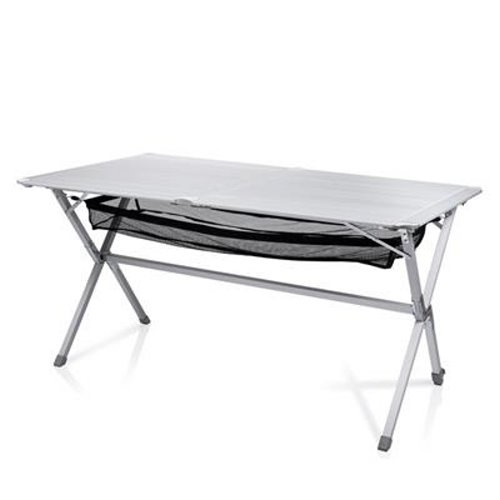 Table aluminium Michigan 140 x 80 x 70 cm – Sac de rangement