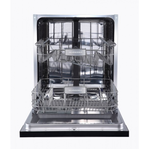SEMI BUILT-IN DISHWASHER – 12 SETTINGS  – 47 dB – BLACK- PANEL WITH FRENCH WORDI