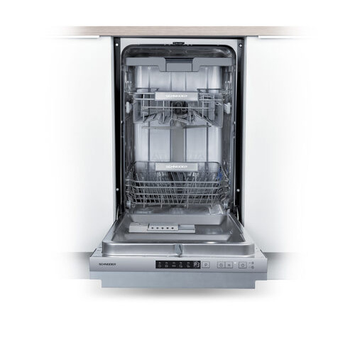 45 CM, FULL BUILT-IN DISHWASHER, 10 PLACE SETTINGS CUTTLERY UPPER DRAWER 44 DB 8
