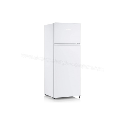 Réfrigérateur double porte 206 l., blanc, Réfrig. 165 l., Congél. ****, E (A->G)