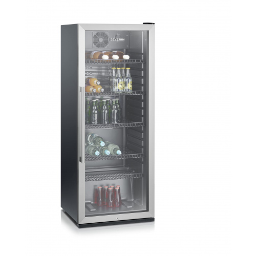Réfrigérateur à boisson, 241 l, noir-inox, 449 kWh/an, 42 dB,