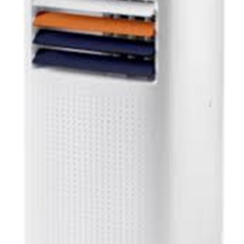 AC 7000 CH – Climatiseur mobile réversible blanc & bleu & orange 2 000 W