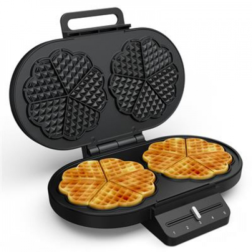 Gaufrier en forme de coeur
10 gaufres en forme de coeur par session – 1200 W