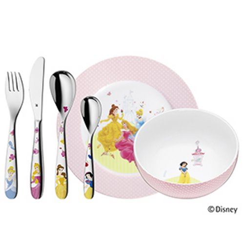 Set enfant 6 Pcs Princess Ass Bol Couv.