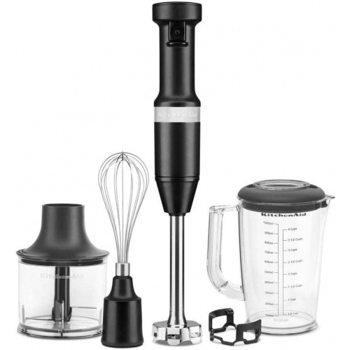 Mixer Fil P.Inx Noir Réglisse +Hach.+Bol+Fouet
