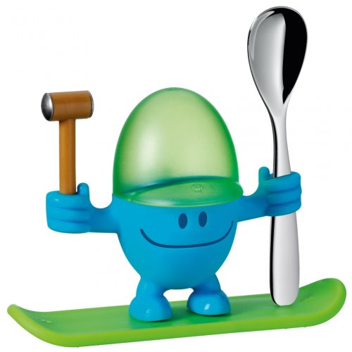 Set enfant MC EGG Coquetier Bleu Vert Cuil.