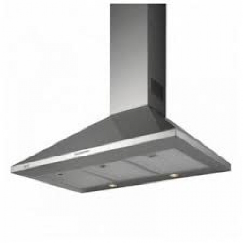 Hotte murale pyramidale inox 70cmPanneau controles electronique3 niveaux (2+ t