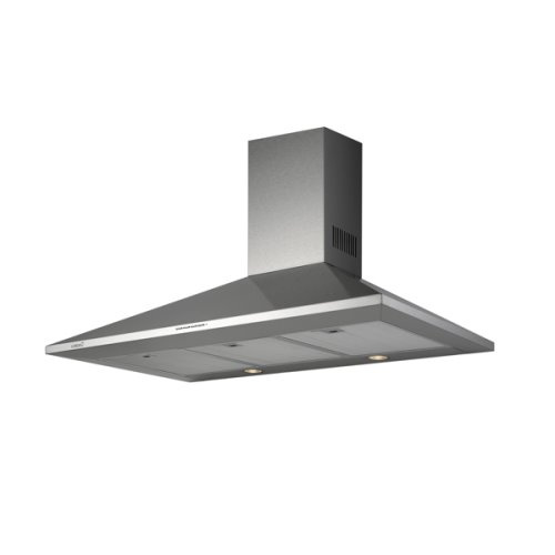Hotte murale pyramidale inox 90cmPanneau controles electronique3 niveaux (2+ t