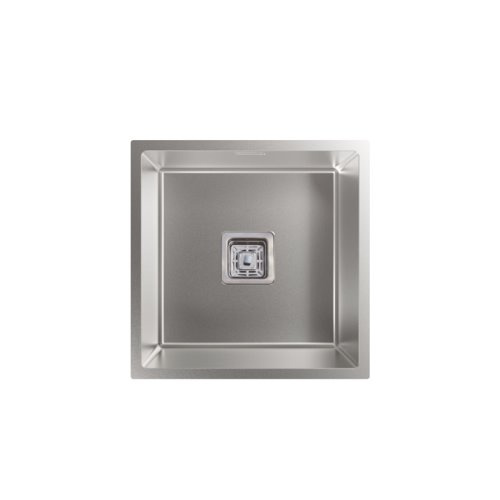 Évier carré inox 44x44xmInstallation en 50cmProfondeur 25cmAcier inox AISI 30
