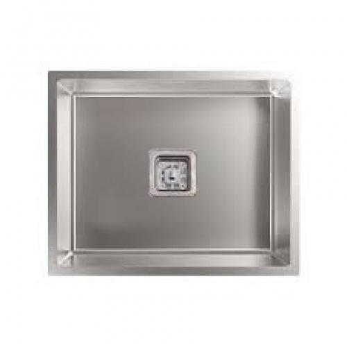 Évier carré inox 54x44xmInstallation en 60cmProfondeur 20cmAcier inox AISI 30