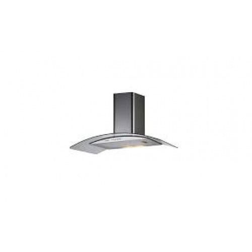 Hotte murale verre inox 60cmPanneau controles electronique3 niveauxCapacité: