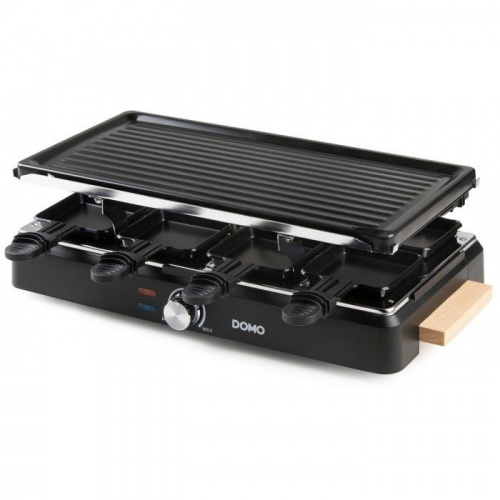 Raclette 3F Pierre GrillP 1400W Thrm. Noir pgn bois