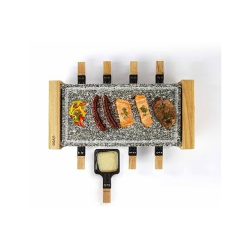 Raclette 2FP Gril Granite Amov. Bois Ther