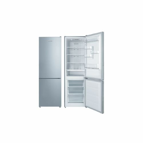 Finition : Finition en acier inoxydable, 4 étagères en verre