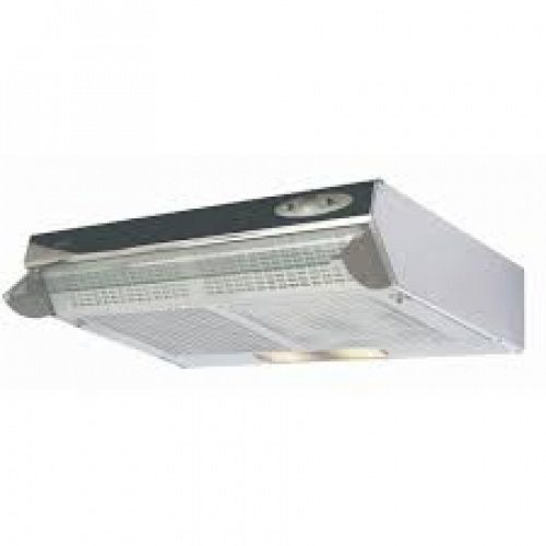 Hotte traditionnelle/casquette inox 90cmPanneau de commandes coulissant3 nivea