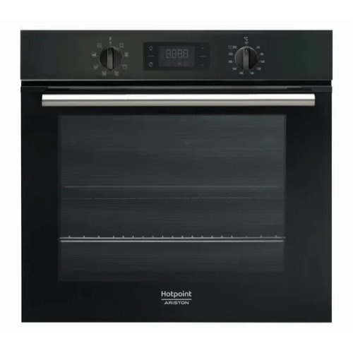 Four, pyrolyse, noir, 66 L, chaleur tournante, porte froide, classe 2