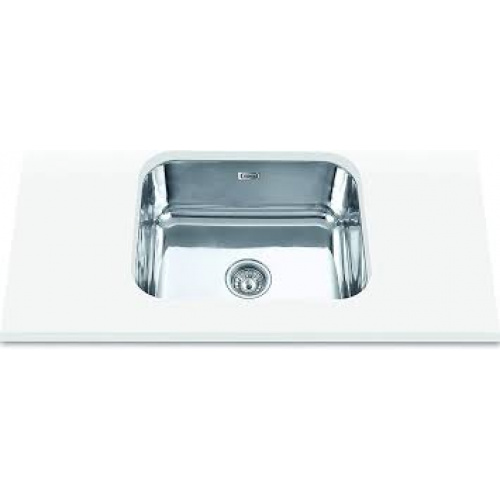 Finition : Finition en acier inoxydable, Quantité bol 1 Former un bol Carré Prof