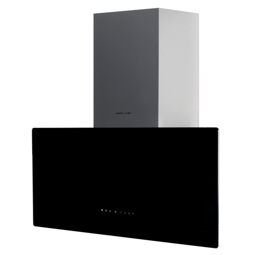 Hotte murale verticale 90cm avec panneau controles tactile et arrêt automatique+