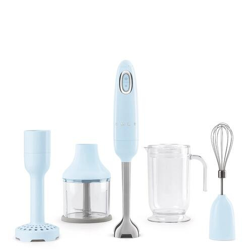 Mixer Bleu Azur Pied Inox Bol Annee 50