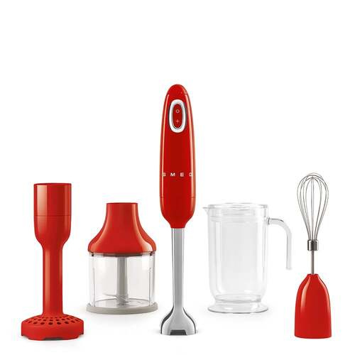 Mixer Rouge Pied Inox Bol Annee 50