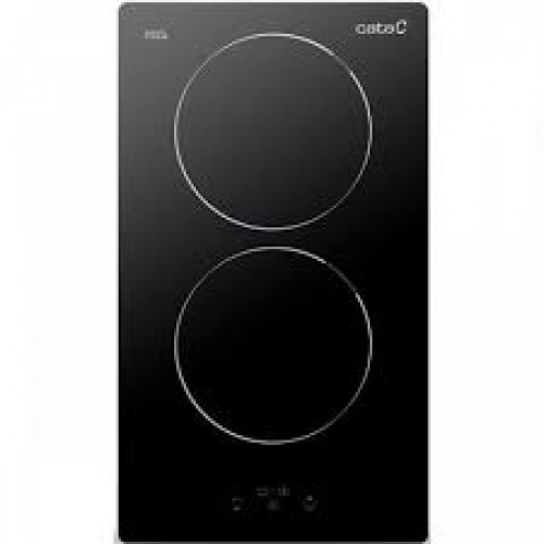 Plaque induction 30cm 2 zones de 18cm/16cmContrôles tactiles coulissant avec bi