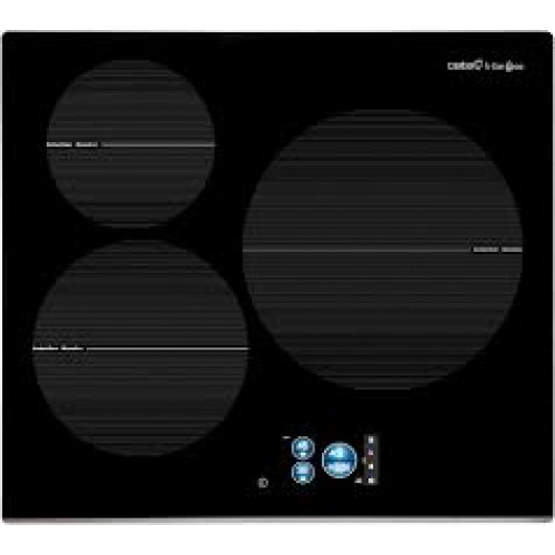 Plaque induction 60cm 3 zones: 1 zone de 30cm diametre, 1 zone de 23cm diametre