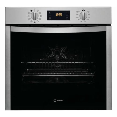 Four, pyrolyse, inox, 71 L, chaleur pulsée, porte froide, Turn & Cook, Click & C