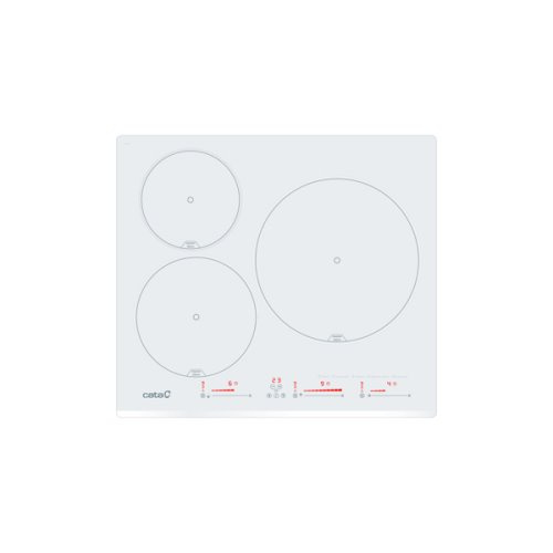 Plaque induction 60cm 3 zones: 1 zone de 30cm diametre, 1 zone de 23cm diametre