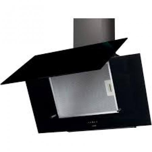 Hotte verticale inclinée noir 60cm Controles electroniques avec display digital
