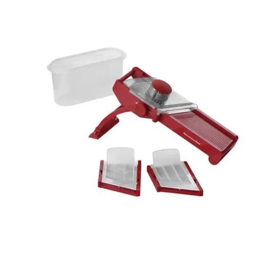 Pro Mandoline Acier Inox Rouge