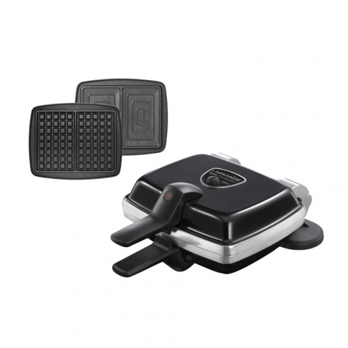 Lot de 2 poêlons raclette rectangulaires manche Gris moucheté