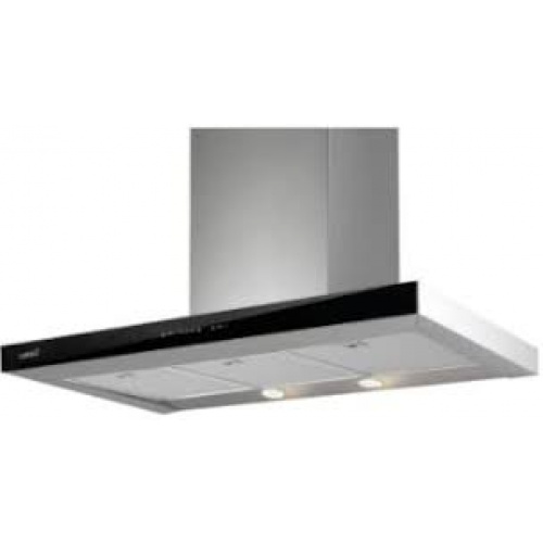 Hotte T-shape inox/noir 70cmControles tactiles avec temporizateur et indicateur