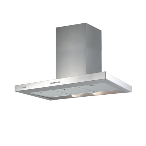 Hotte T-shape inox 90cmControles tactiles avec display digital et temporizateur