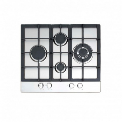Plaque gas en inox 4 feux avec zone triple couronneGas ville/butaneGrilles/brû