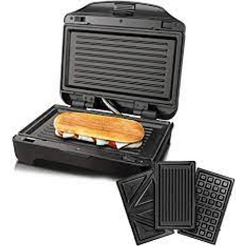 Appareil à croque-monsieur, grill et gauffres Miami Premium 900 W – Miami Premiu