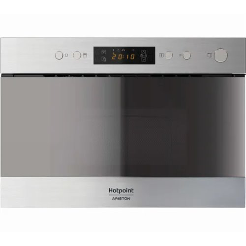 Micro-ondes encastrable, inox, solo, vapeur, 22 L, plateau 25 cm, décongélation,