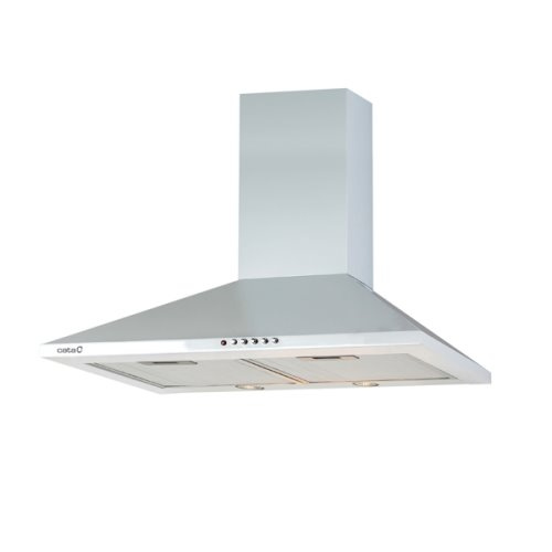 Hotte piramidale blanc 60cmControles mecaniques3 niveauxCapacité: de 385 a 64