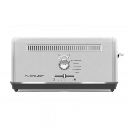Grille-pain Inox 1000W 1 Fente 26cm 5Fct