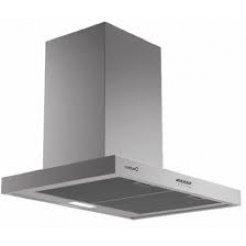 Hotte T-shape inox 70cmPanneau controles mécaniques3 niveauxCapacité: de 361