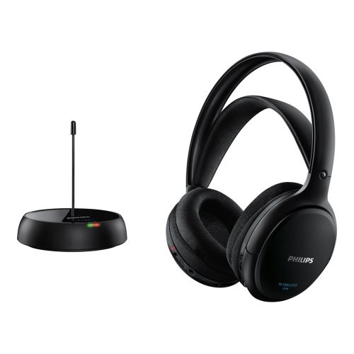 On-ear Wireless FM headphone, rechargeable with cable